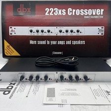 DBX By Harman 223xs Crossover Stereo 2-Way / Mono 3-Way in Box w/ Manual New