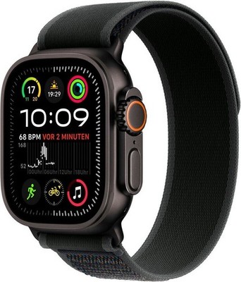 Apple Ultra 2 GPS + Cellular 49mm Titanium Case Schwarz Trail Loop Smartwatch