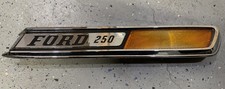 Original Ford 1968 1969 1970 1971 1972 F250 Hood Emblem - Rh