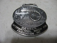 Avery Road-Razer 1981 IWFAI Member Watch Fob Advertising