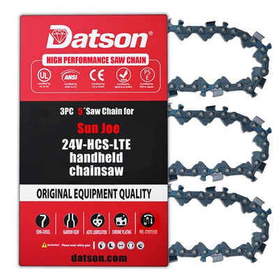 #ad #ad 5 Inch Chainsaw Chain for Sun Joe 24V HCS LTE Handheld Chainsaw（ 3 chain） $29.99