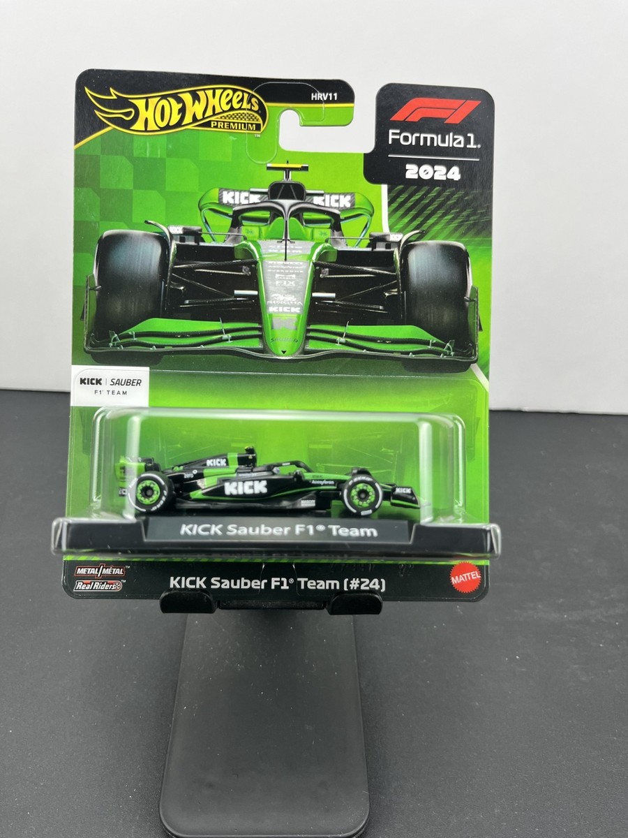 Hot Wheels 2025 Premium Formula 1 Kick Sauber F1 Team #24 Zhou
