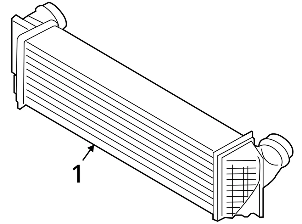 Intercooler 3.0L Turbo Fits 12-19 BMW 640i 834552 - Изображение 3 из 4