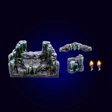 Dwarven Forge Dwarvenite Caverns Deep Entrance Riser Underdoom Painted unused