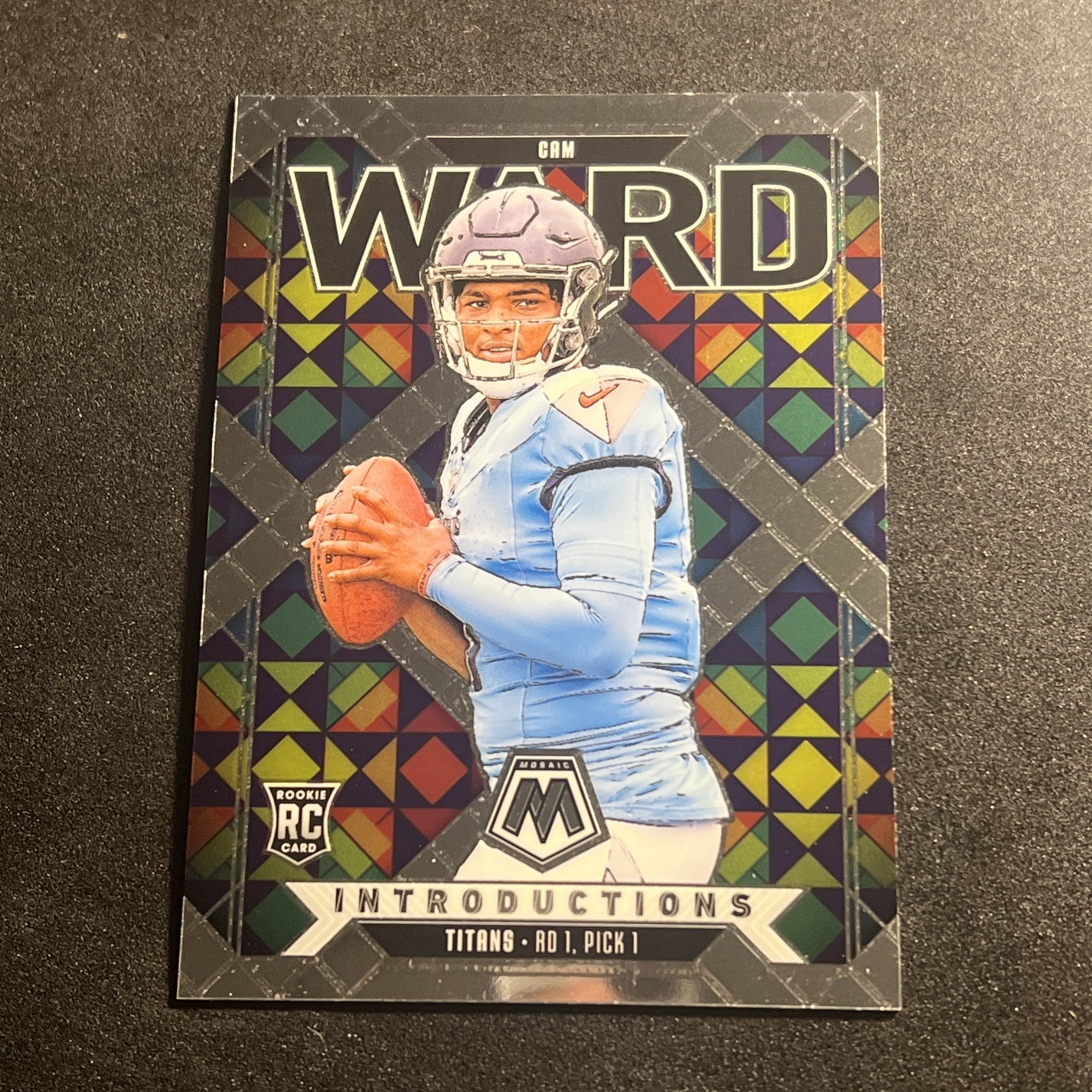 CAM WARD Rookie Introductions 2025 Panini Mosaic Football #6 Titans