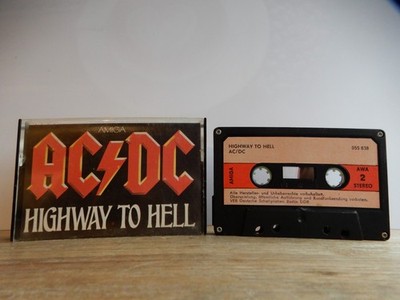 AC DC AC/DC HIGHWAY TO HELL KASSETTE MC TAPE 1986 DDR VEB AMIGA 056260 RAR