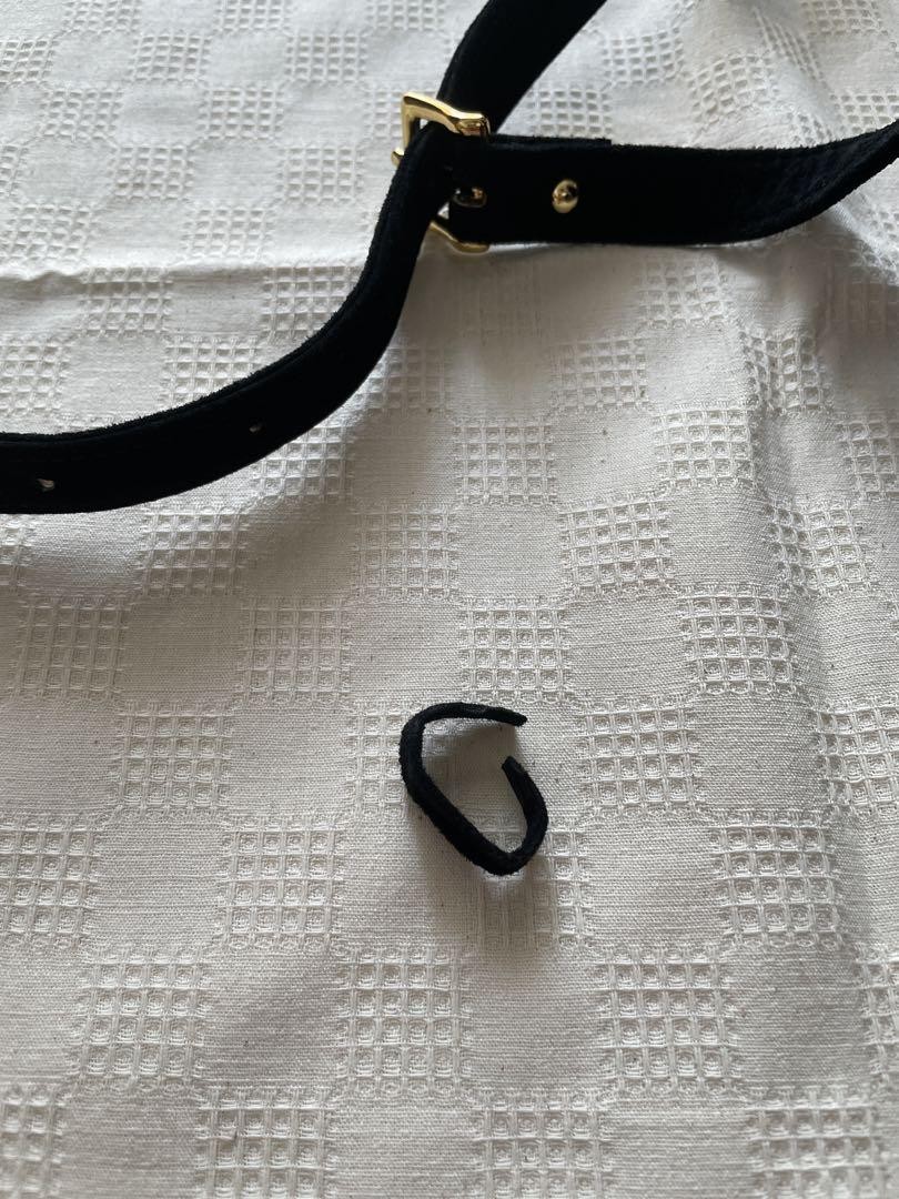 Borsa a tracolla Yves Saint Laurent nera importazione Giappone rara