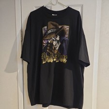 Bad To The Bone Skull Biker Graphic T shirt Size 2XL