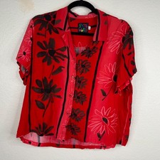 Jams World Aloha Style Camp Shirt - Women Size Small