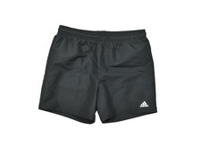 Adidas Black Recycled Polyester Mesh Lined Athletic Gym Shorts Youth Boys Size L