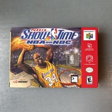 NBA Showtime: NBA on NBC (Nintendo 64, 1999) N64 CIB Authentic Blockbuster Cart