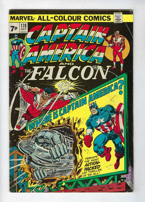 Captain America # 178 Falcon Marvel 1974 VGFN