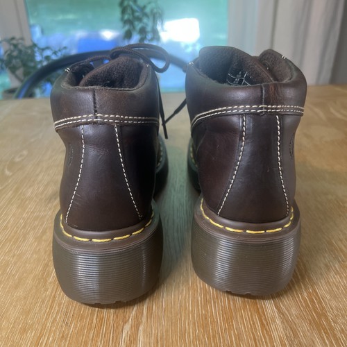 VTG Dr Martens Y2K Daisy Chunky Ankle Boot 12281 Women US 8 Square Toe EUC - Picture 2 of 12