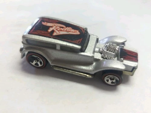 Vintage 1969 Mattel Hot Wheels Redline The Demon Silver Gray