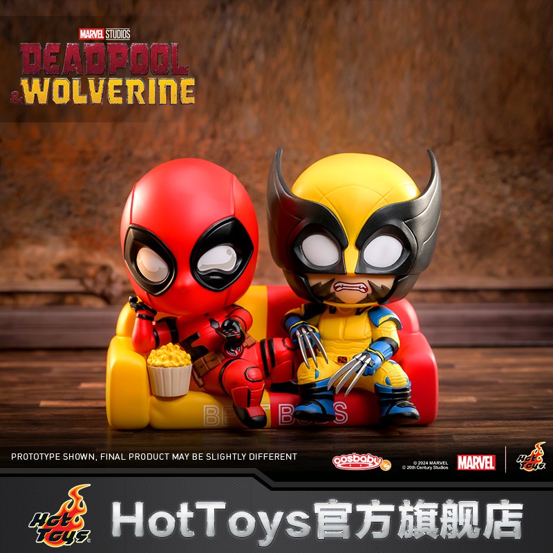 Hot Toys Deadpool and Wolverine（Mask version）COSBABY(S) Figure
