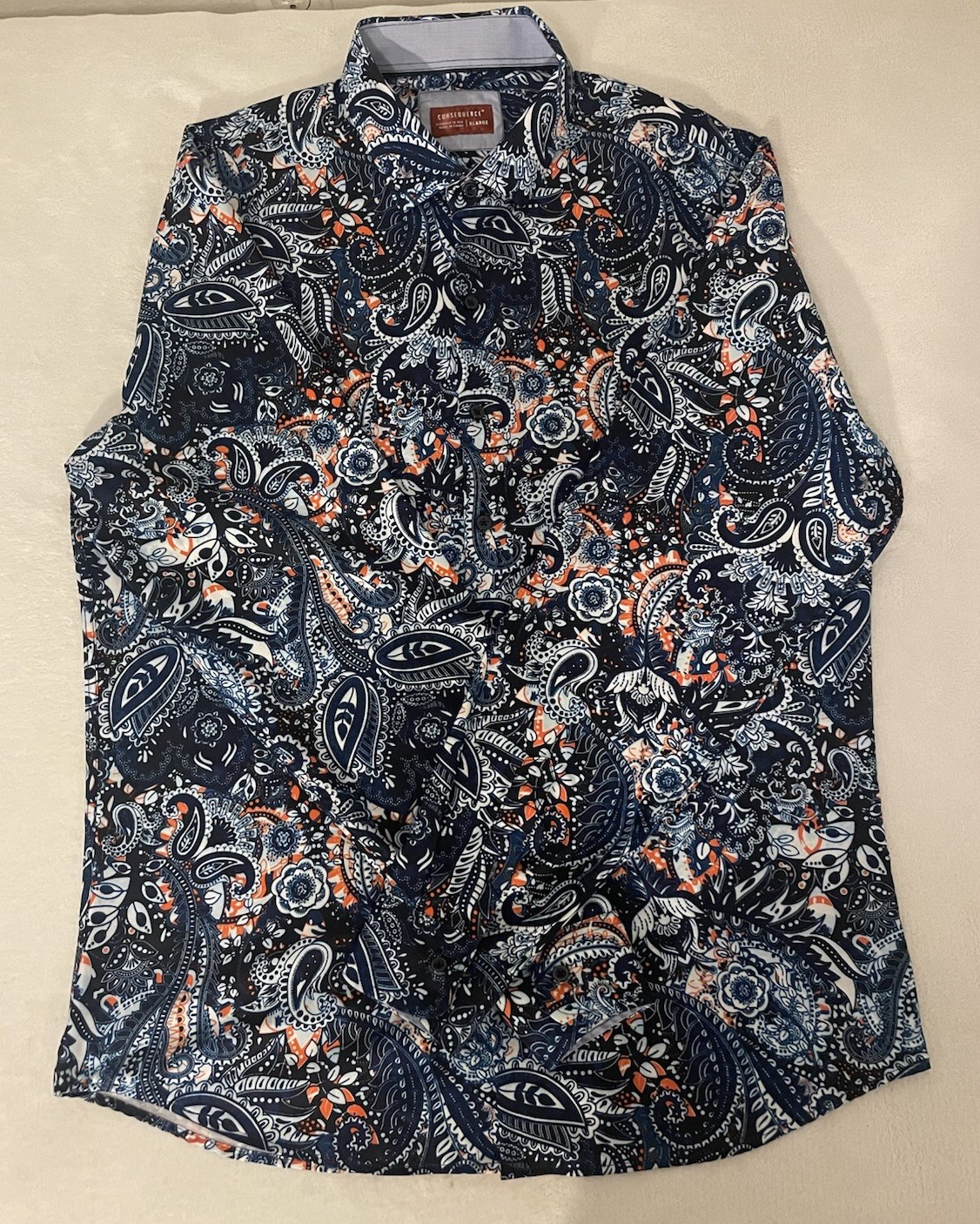 Consequence Men’s Print Button Down Long Sleeve S… - image 6