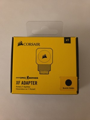 Genuine Corsair Hydro X Series XF Rotary Y-Splitter Black CX-9055016-WW