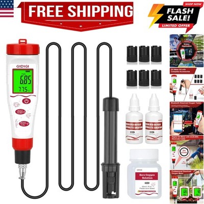 Digital Dissolved Oxygen Meter, Dissolved Oxygen Tester with ATC, DO Meter wi...