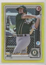 2020 Bowman 1st Edition Yellow Foil 70/75 Austin Beck #BFE-16 qg9