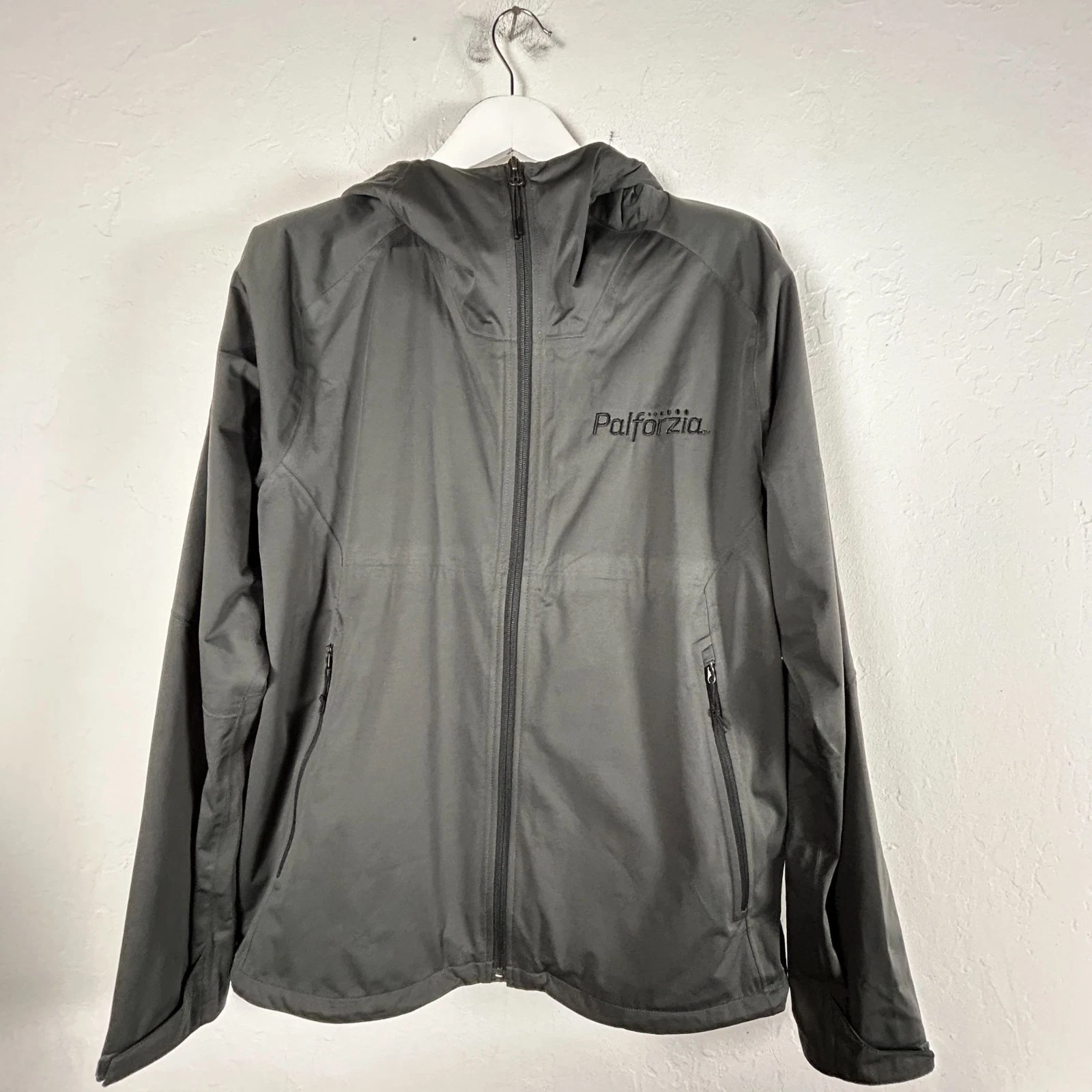 The North Face Palforzia Jacket Men’s Large Gray Hooded Lightweight Full Zip