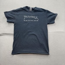 Thrasher Shirt Mens Medium Black The New Reli...