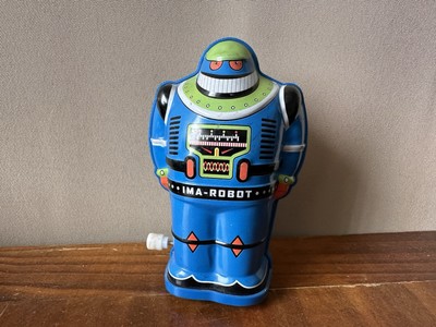 IM A-ROBOT 2008 Schylling Works Wind Up Tin Walking Toy