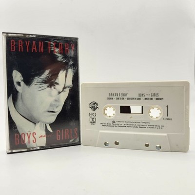 Bryan Ferry Boys And Girls Cassette 1985 EG Warner Bros Records W4-25082
