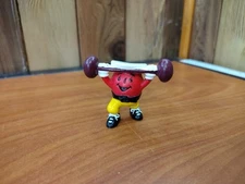 1991 Kraft General Foods Kool-Aid Man Lifting Weights  PVC Figure Toy 