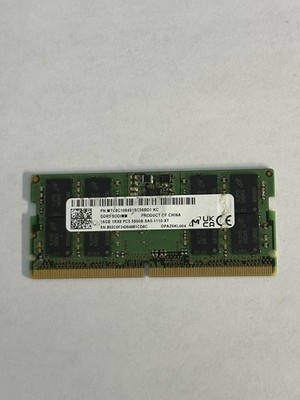 Micron 16GB PC5-44800 5600MHz 262-Pin SoDIMM Memory Module - MTC8C1084S1SC56BD1