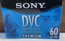 Sony DVC Digital Video Mini DV Premium Cassette Tape - 60 Minutes LP-90