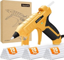 Hot Glue Gun Kit, 50W Glue Gun with 60 Glue Sticks(7mm x 130mm), Fast Preheatin 0.26 per stick