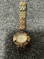 Liz Claiborne Ladies New Gold Tone Watch With Box