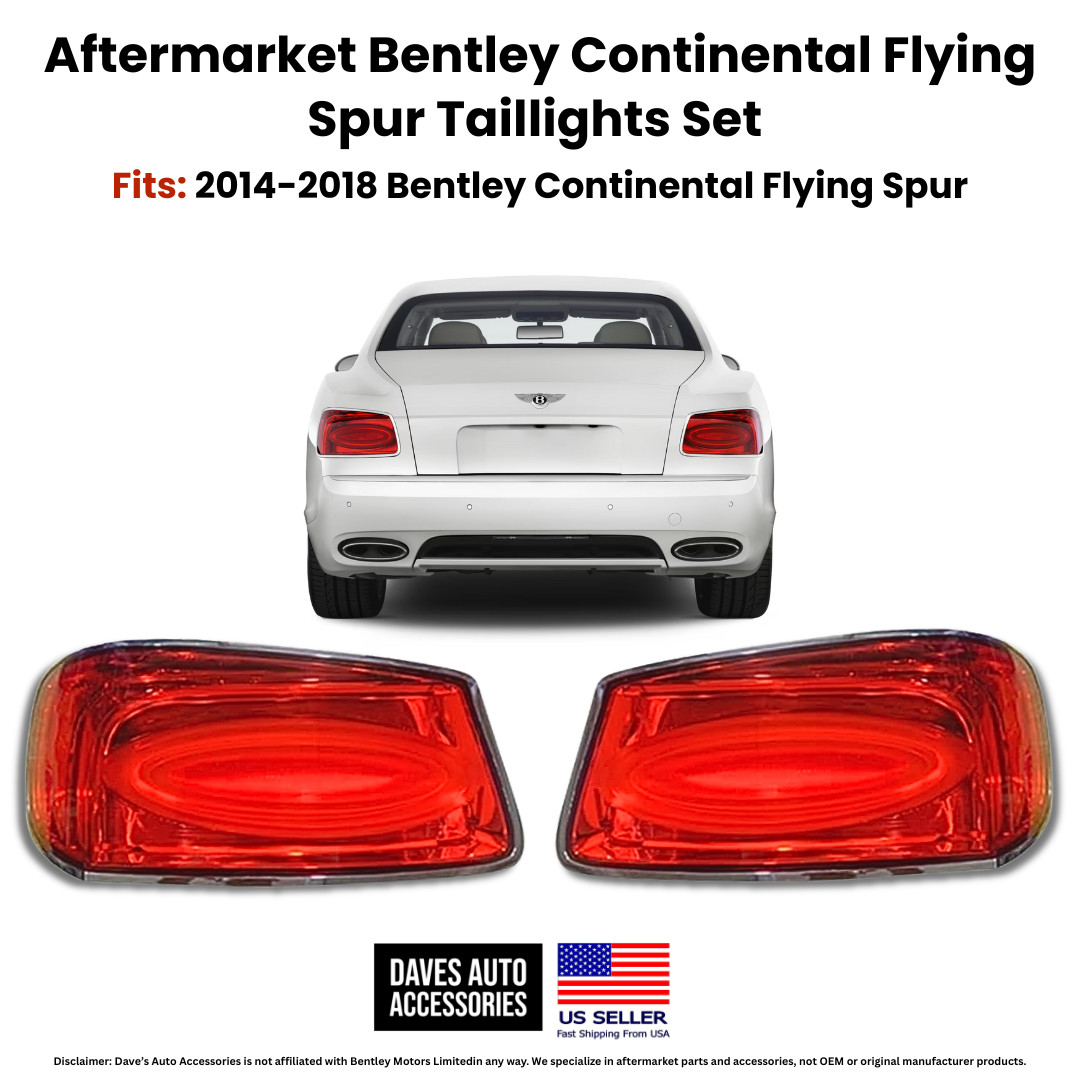 Bentley Flying Spur LED Rear Taillights Pair 2014-2018 L+R