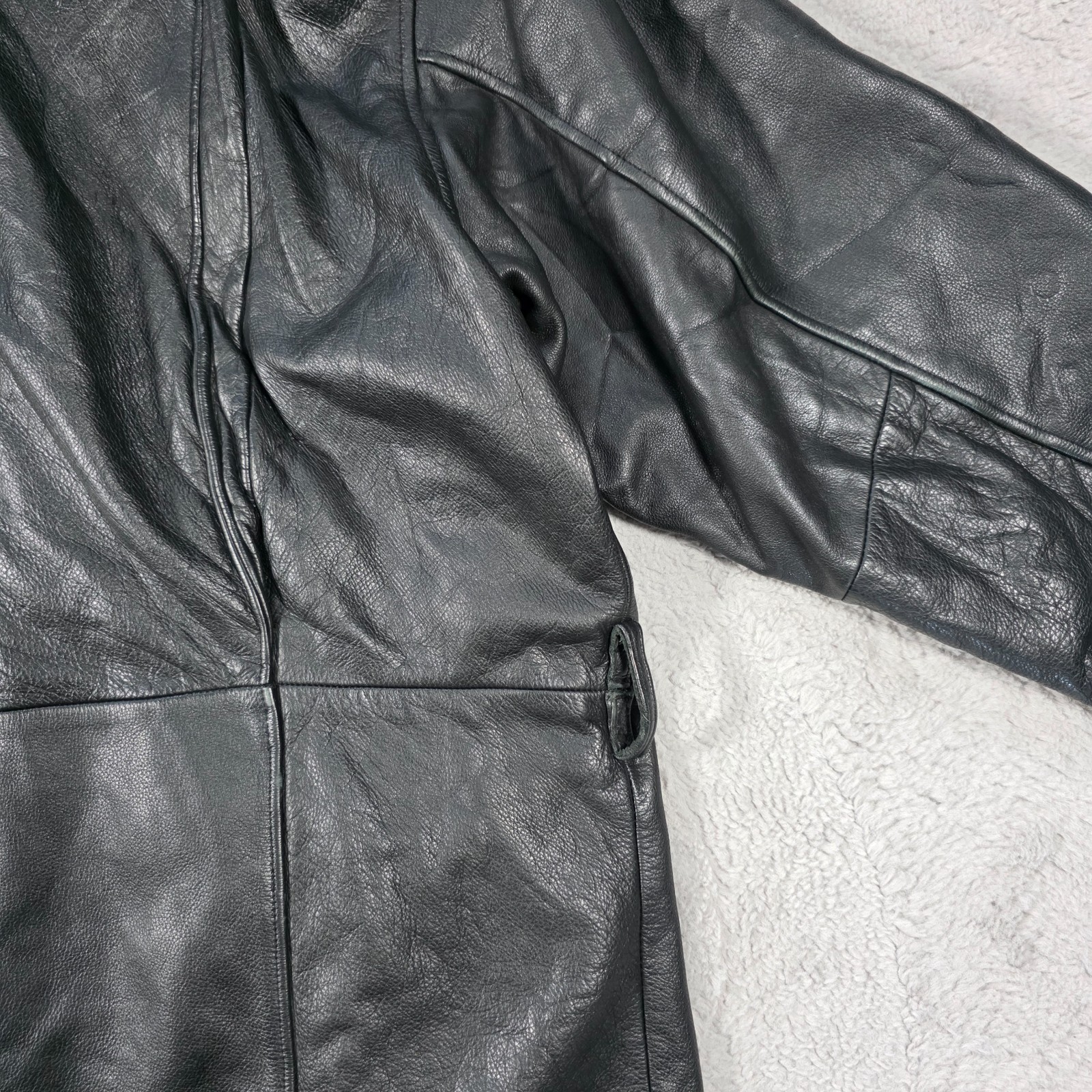 Wilsons Leather Jacket Men’s XL Black Genuine Leather Thinsulate Lined image 10