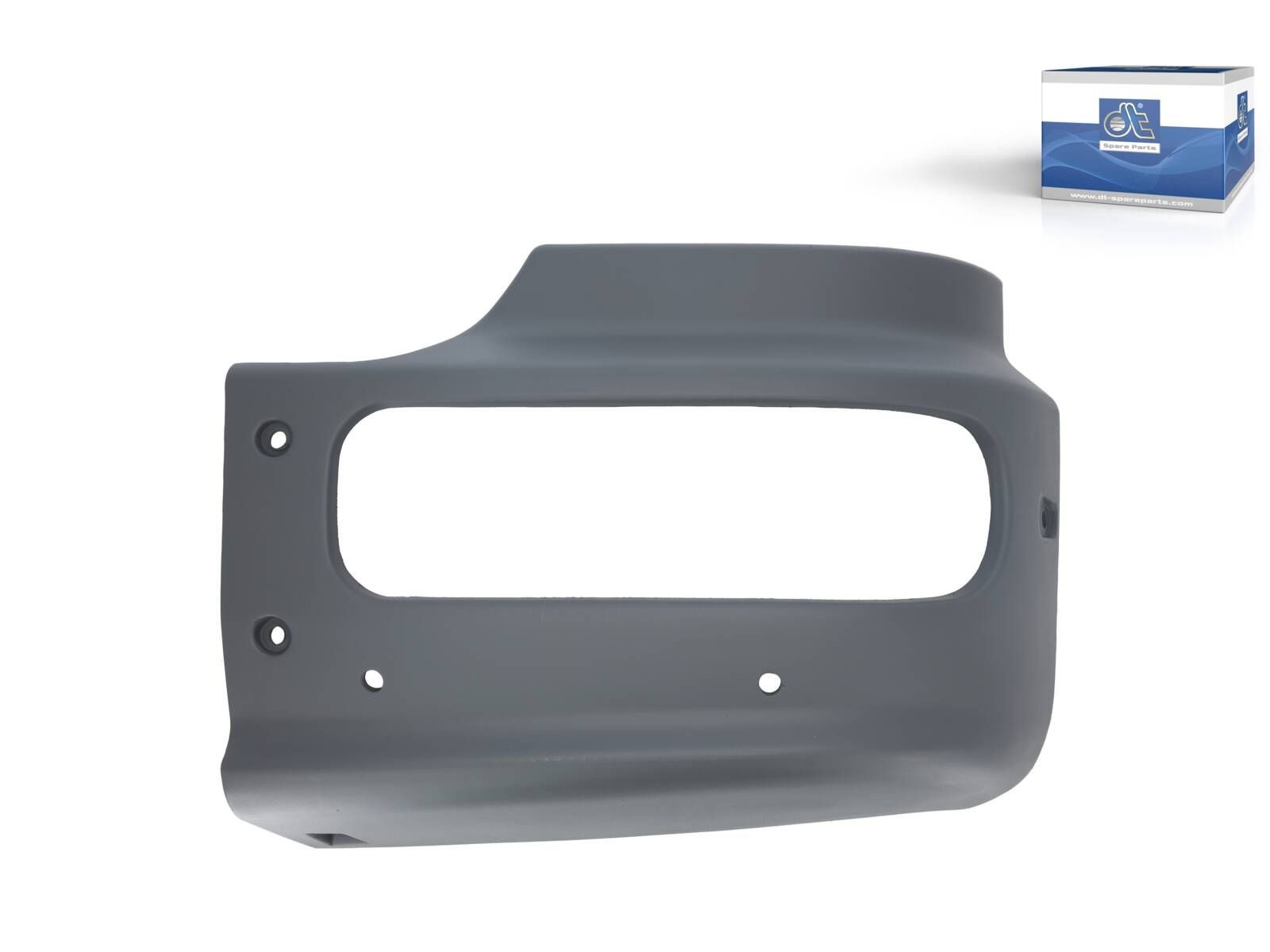 Pare-chocs gauche DT Spare Parts 4.62408 gris anti-fissure