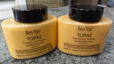 2 Ben Nye Topaz Translucent Face Powder Theatrical Makeup 5J1 1.5oz 42gm New