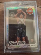 Topps 2025-26 Ace Bailey Rookie Utah Jazz Insert Card #TC-AB Chrome Silver Pack