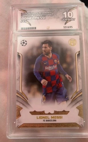 Topps Reverence Lionel Messi FC Barcelona Base Card 24/25 ACE 10