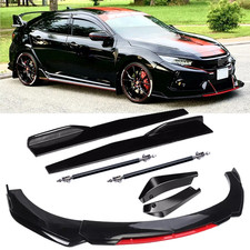 Front Bumper Lip Spoiler Splitter Body Kit Side Skirt Rear Lip For Honda Accor