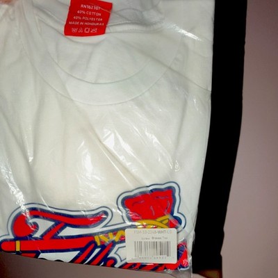 BRAND NEW Full Send Nelk Tomahawk Atlanta Braves Style Tee Size L MLB Large 2022