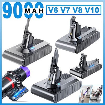 9000MAH Für Dyson V6 V8 V7 V10 DC58 SONY Akku SV11 Animal Absolute Staubsauger