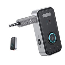 Noise Cancelling Bluetooth Car Adapter, Wireless Audio, Receiver Hands-Free Call