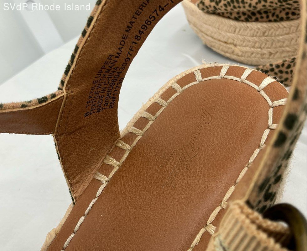 Universal Thread Leopard Chic Espadrille Wedge Sa… - image 7