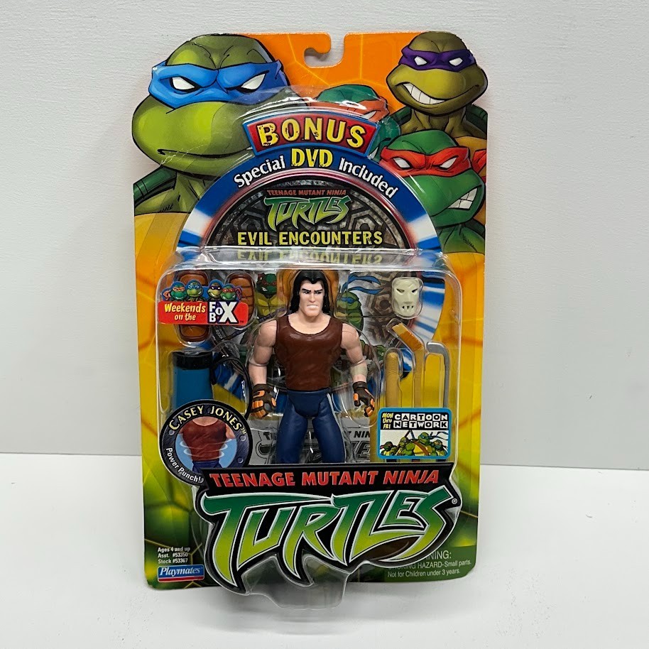 Teenage Mutant Ninja Turtles Casey Jones Playmates 2003 Bonus