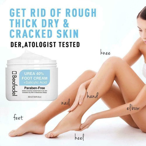 Foot Care Urea Cream 40% Foot Scrub Salicylic Acid Dead Exfoliates30G〠 - Picture 7 of 9