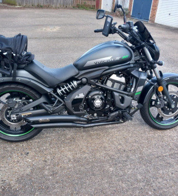 2 Into 2 Exhaust Custom Fit Kawasaki Vulcan 650/650S 2015-2025 Full System
