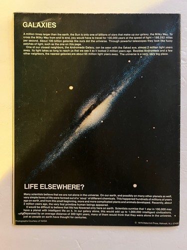 Vintage-Poster Gigante Libro-Navetta Spaziale-Foto a colori e Poster Gigante-anni 70 - Foto 5 di 9
