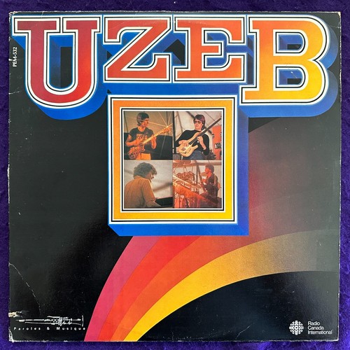 UZEB Live In / À Bracknell LP '84 RADIO CANADA Jazz Funk Prog NM