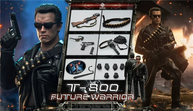 PRESENT TOYS PT-sp39 1/6 T800 Arnold Schwarzenegger Terminator