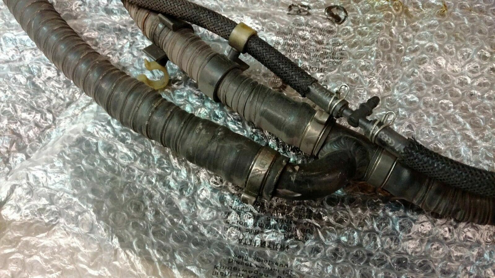 LAMBORGHINI MURCIELAGO LP640 SECOND AIR VALVE PIPE TUBE ASSEMBLY OEM 07M131583A
